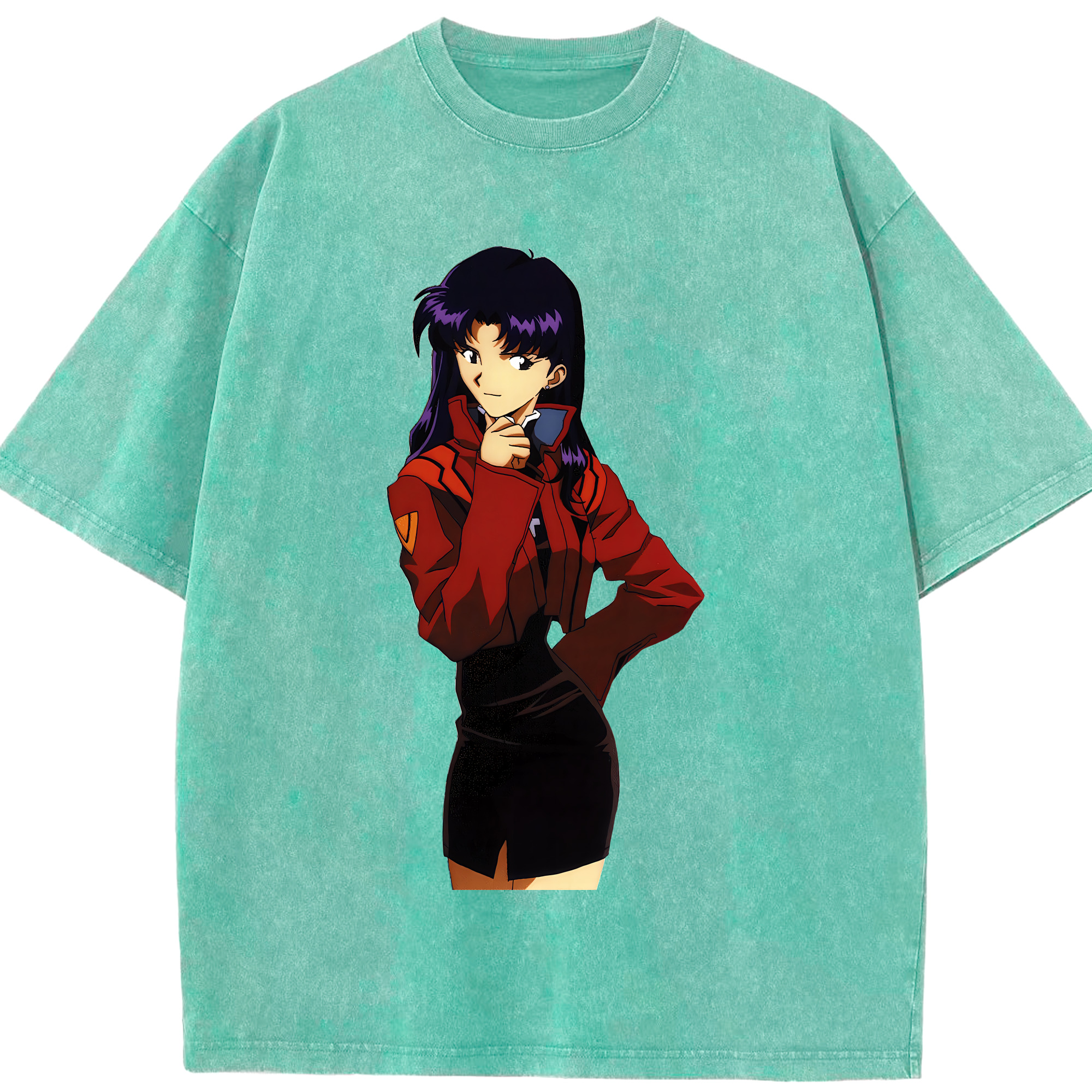 （画像用） EVA 新世紀エヴァンゲリオン 綿100% ヴィンテージ風 半袖Tシャツ（フロントプリント）